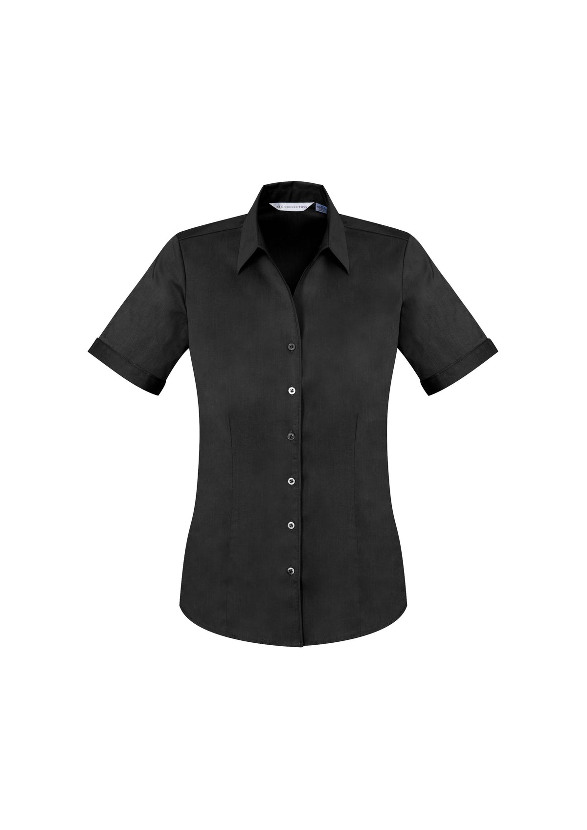 Womens Monaco Short Sleeve Shirt - Black
