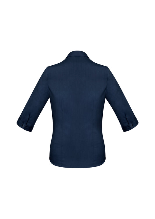 Womens Monaco 3/4 Sleeve Shirt - back