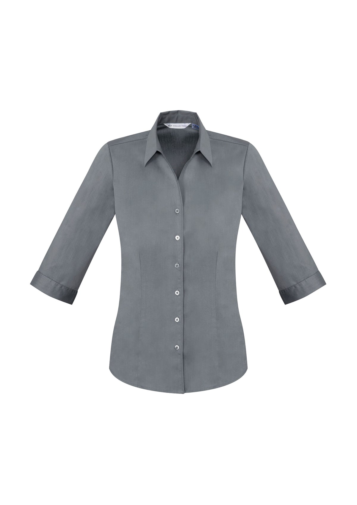 Womens Monaco 3/4 Sleeve Shirt - Platinum