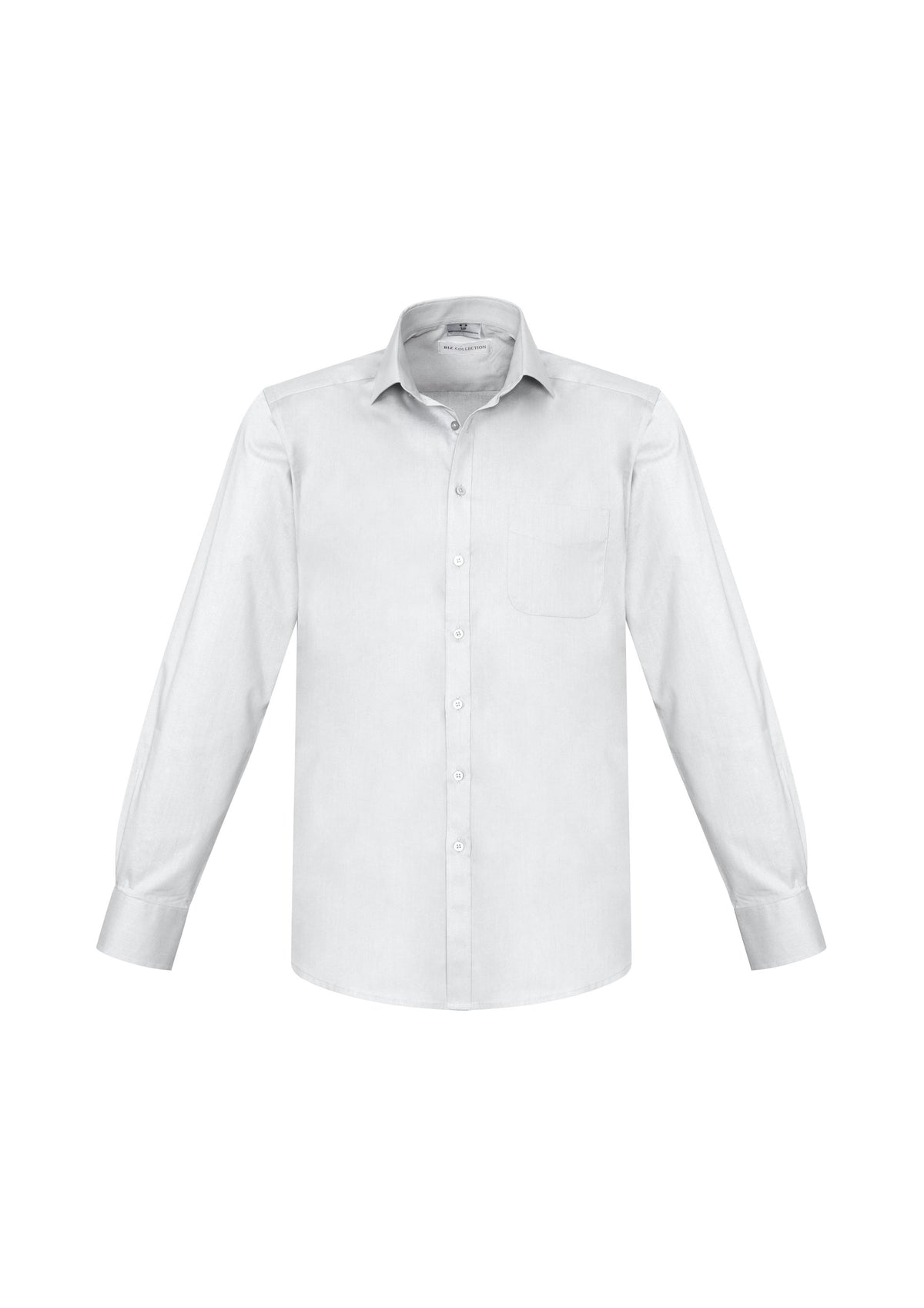 Mens Monaco Long Sleeve Shirt - White