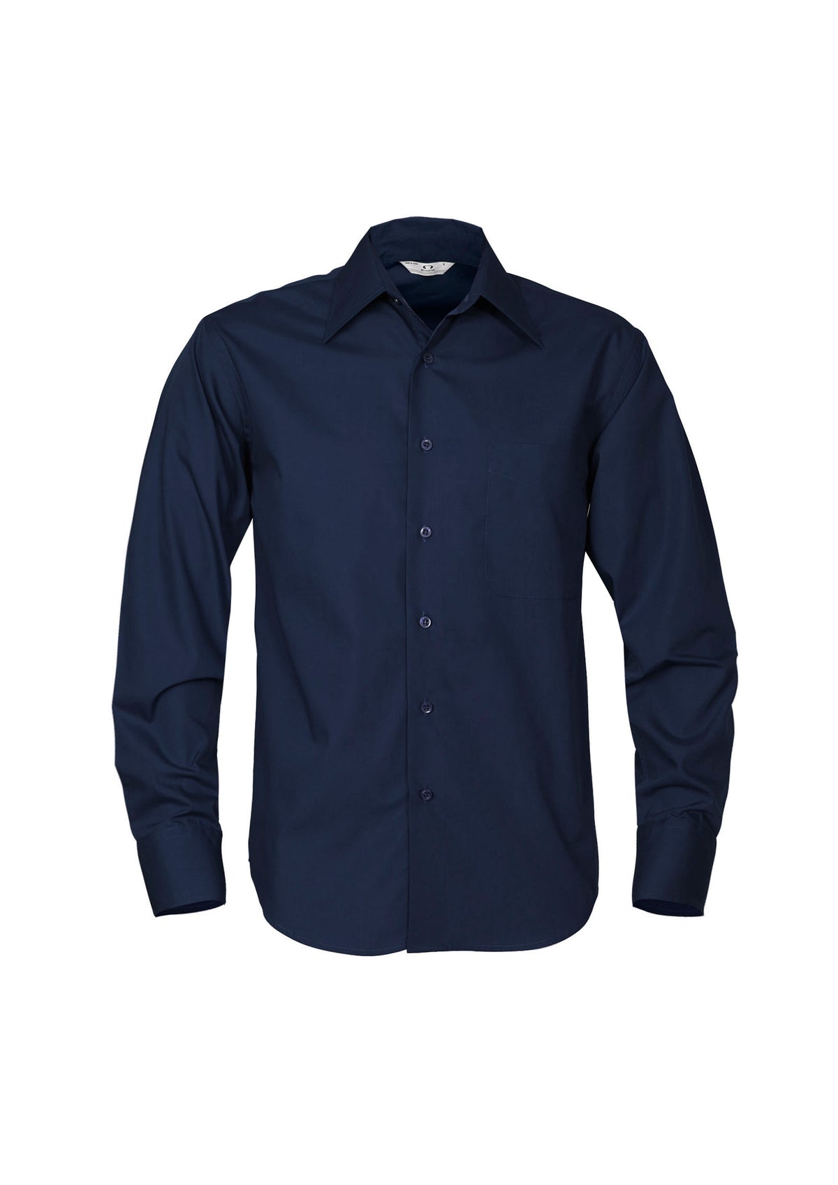 Mens Metro Long Sleeve Shirt - Navy