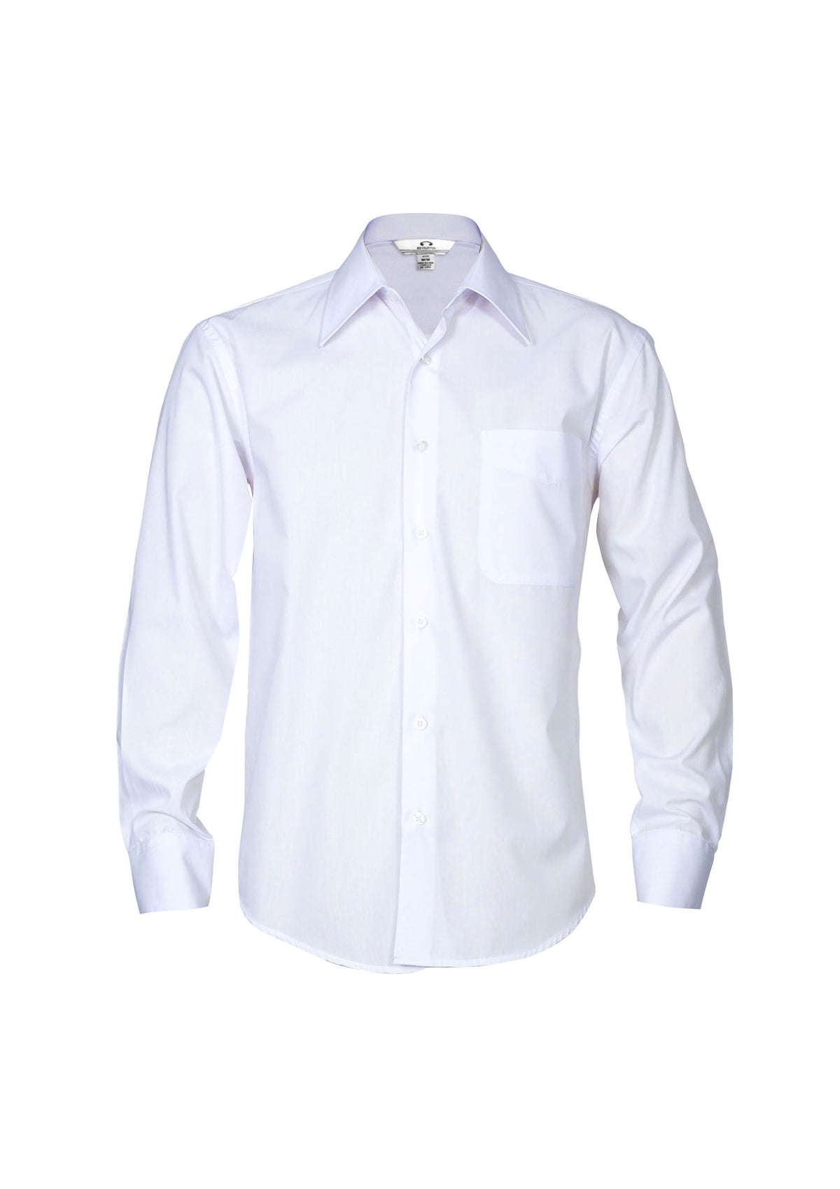 Mens Metro Long Sleeve Shirt - White