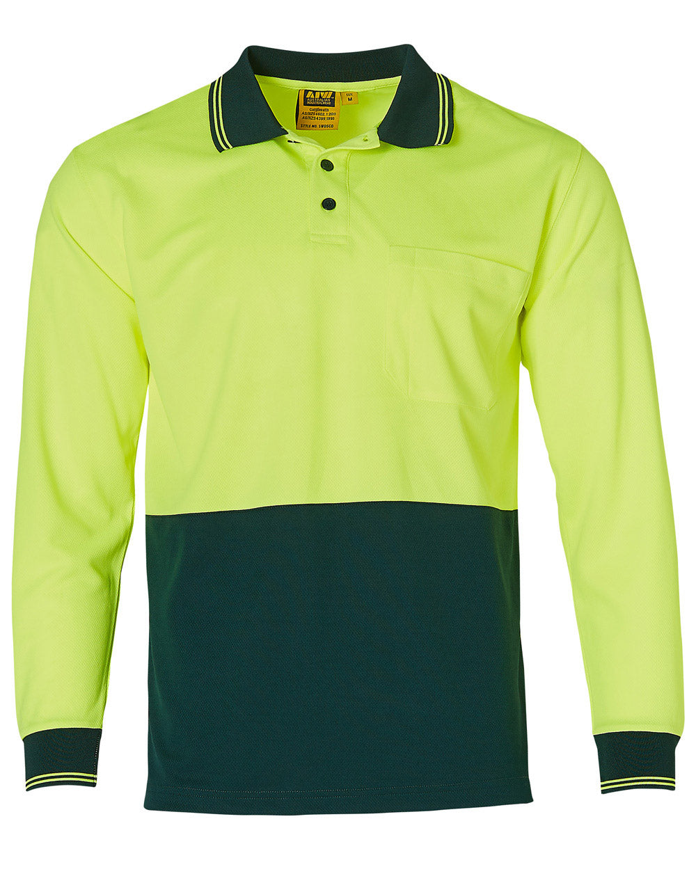 Hi-Vis truedry safety polo L/S