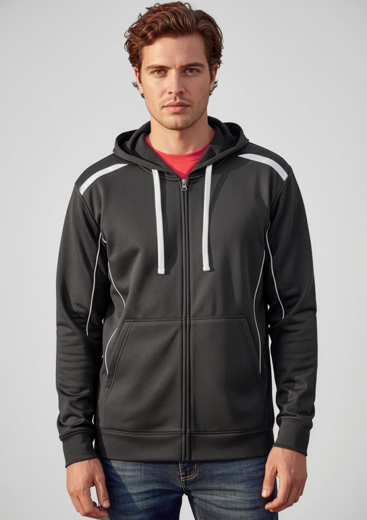 Mens United Hoodie - Black/White