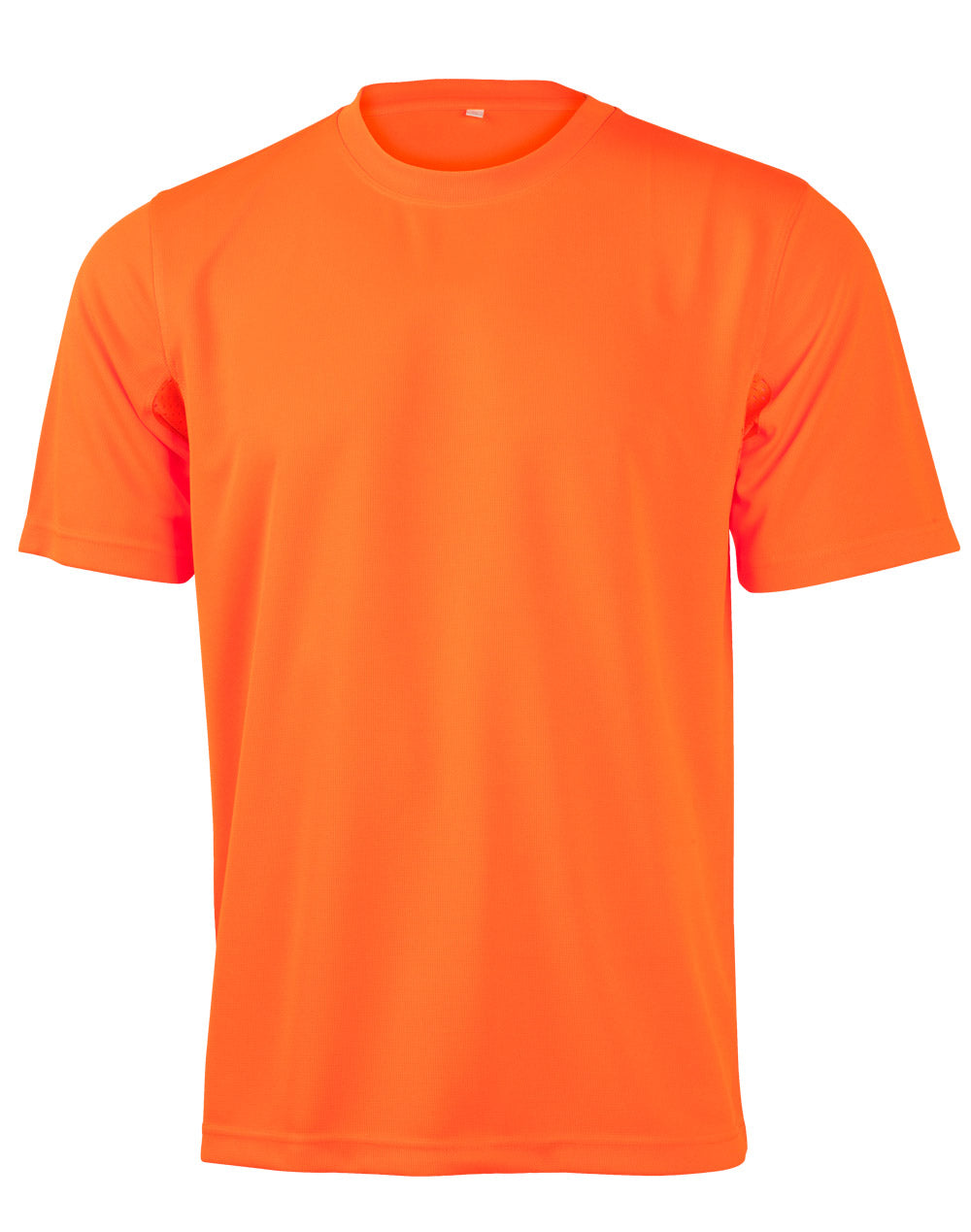 Cooldry Hi-Vis Mini Waffle Safety Tee - Orange
