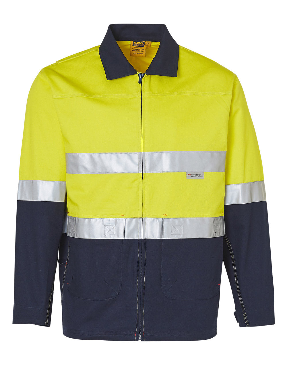 Hi-Vis Two Tone Work Jacket With 3M Tapes