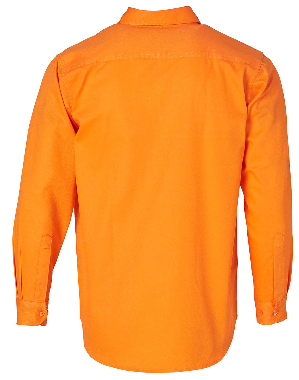 Men's Hi-Vis L/S Drill Shirt - Orange