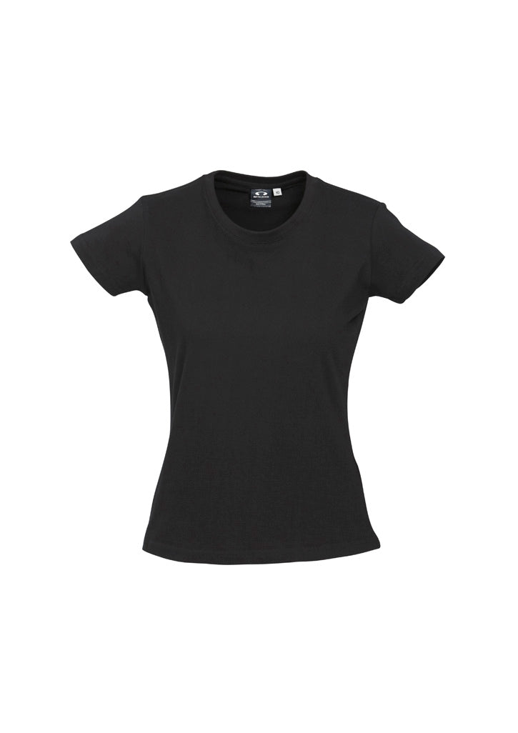 Womens Ice Short Sleeve Tee - Black