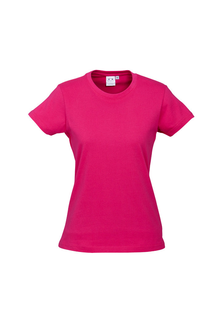 Womens Ice Short Sleeve Tee - Fuchsia