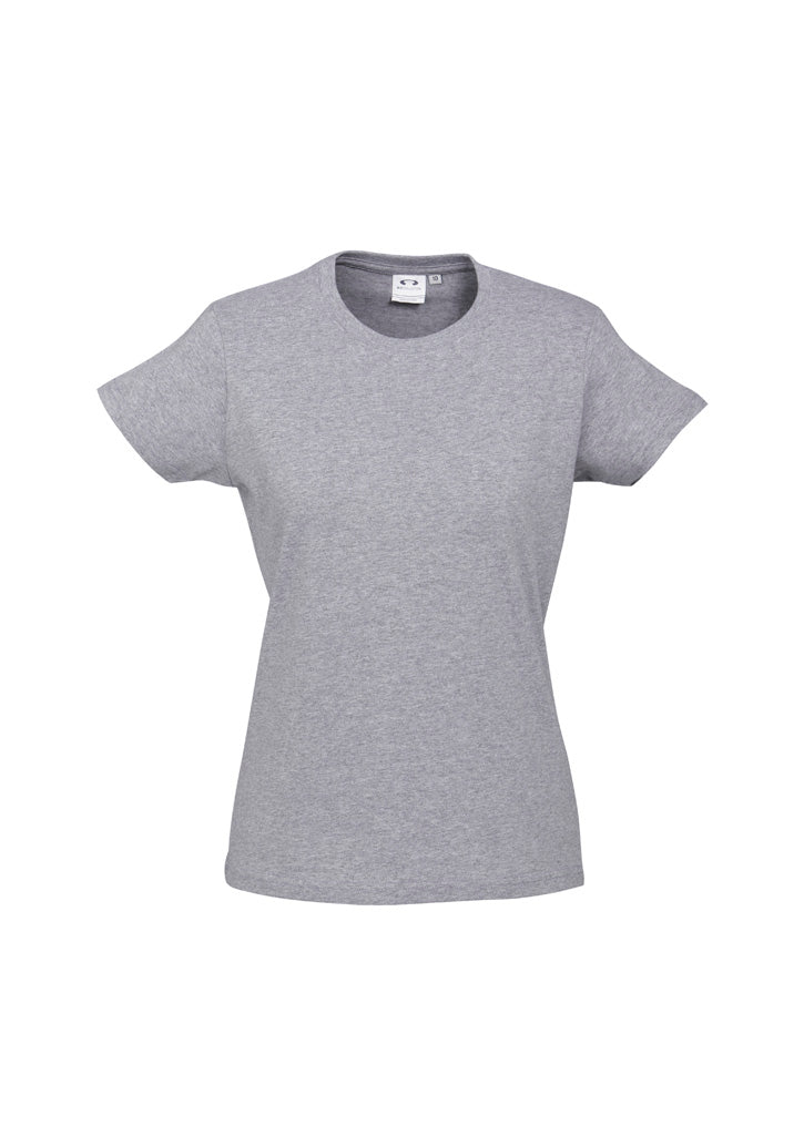 Womens Ice Short Sleeve Tee - Grey Marle