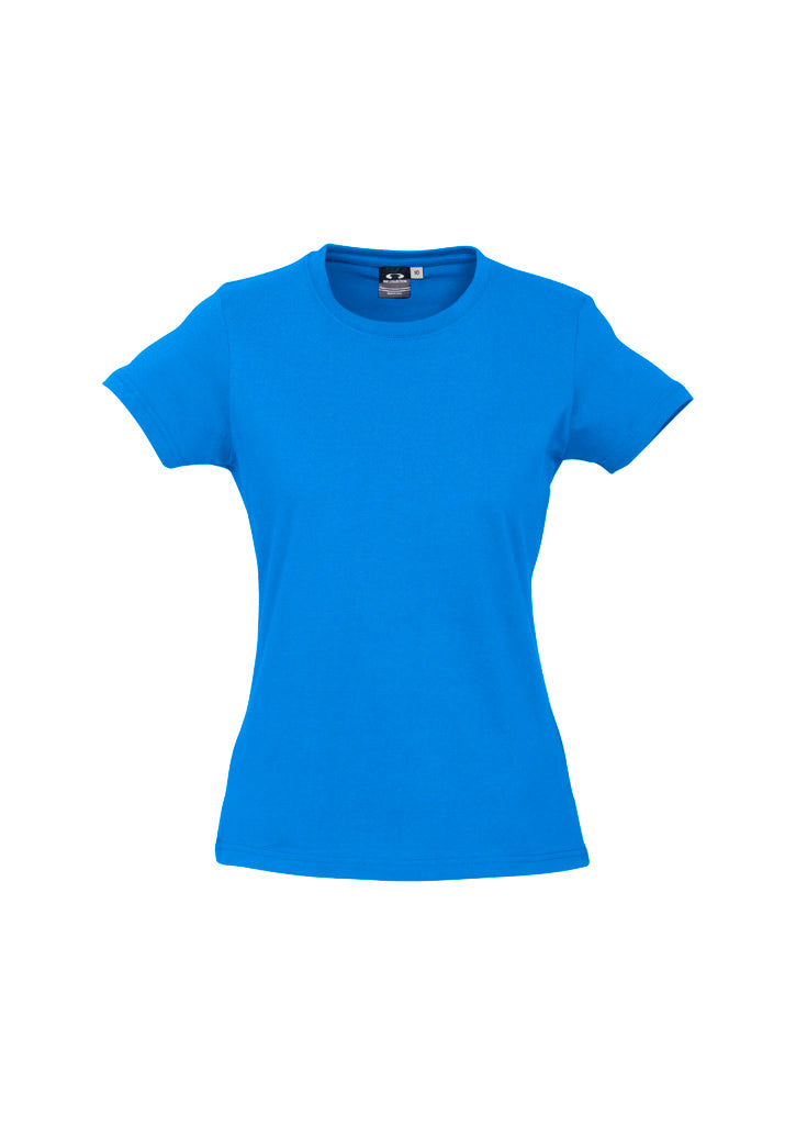 Womens Ice Short Sleeve Tee - Neon Cyan