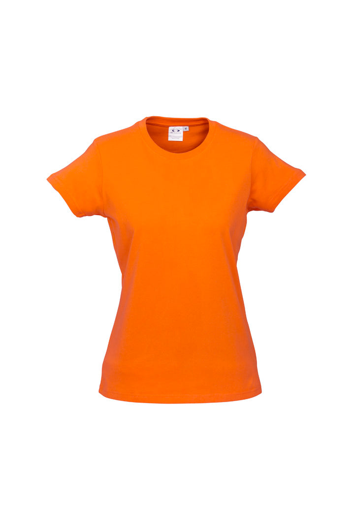Womens Ice Short Sleeve Tee - Orange