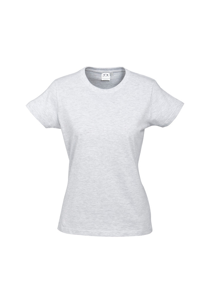 Womens Ice Short Sleeve Tee - Snow Marle