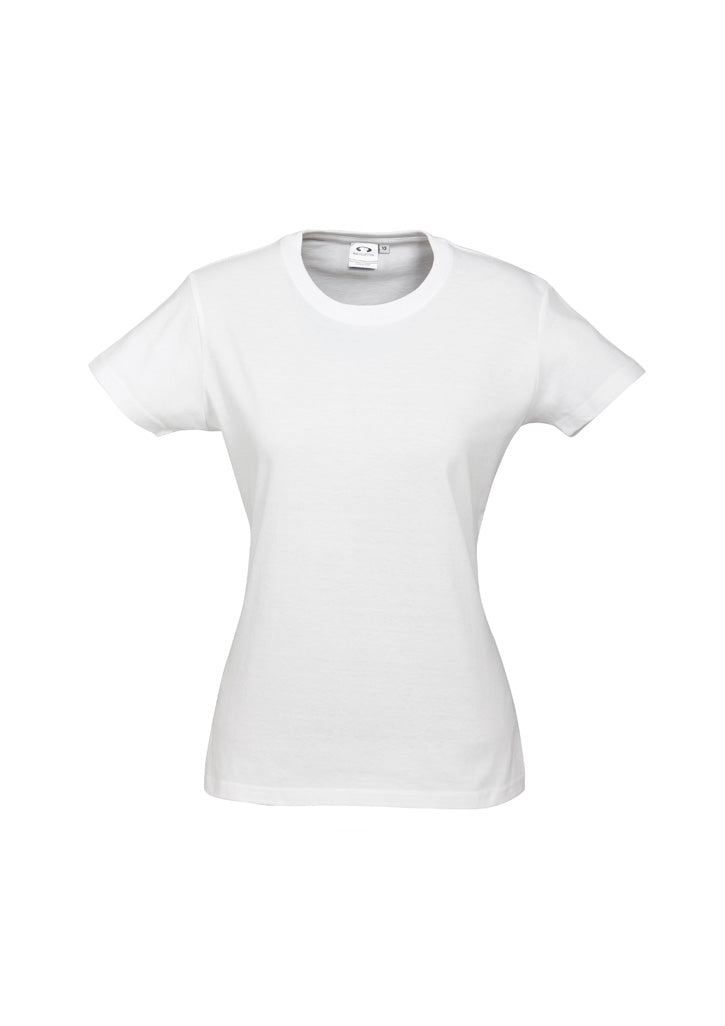 Womens Ice Short Sleeve Tee - White