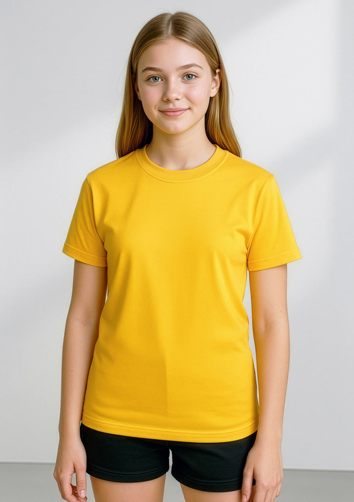 Kids Ice Short Sleeve Tee - Gold