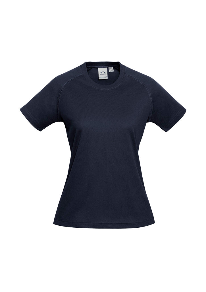 Womens Sprint Short Sleeve Tee - Navy