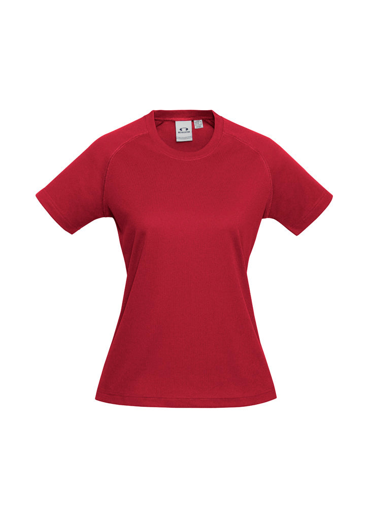 Womens Sprint Short Sleeve Tee - Red