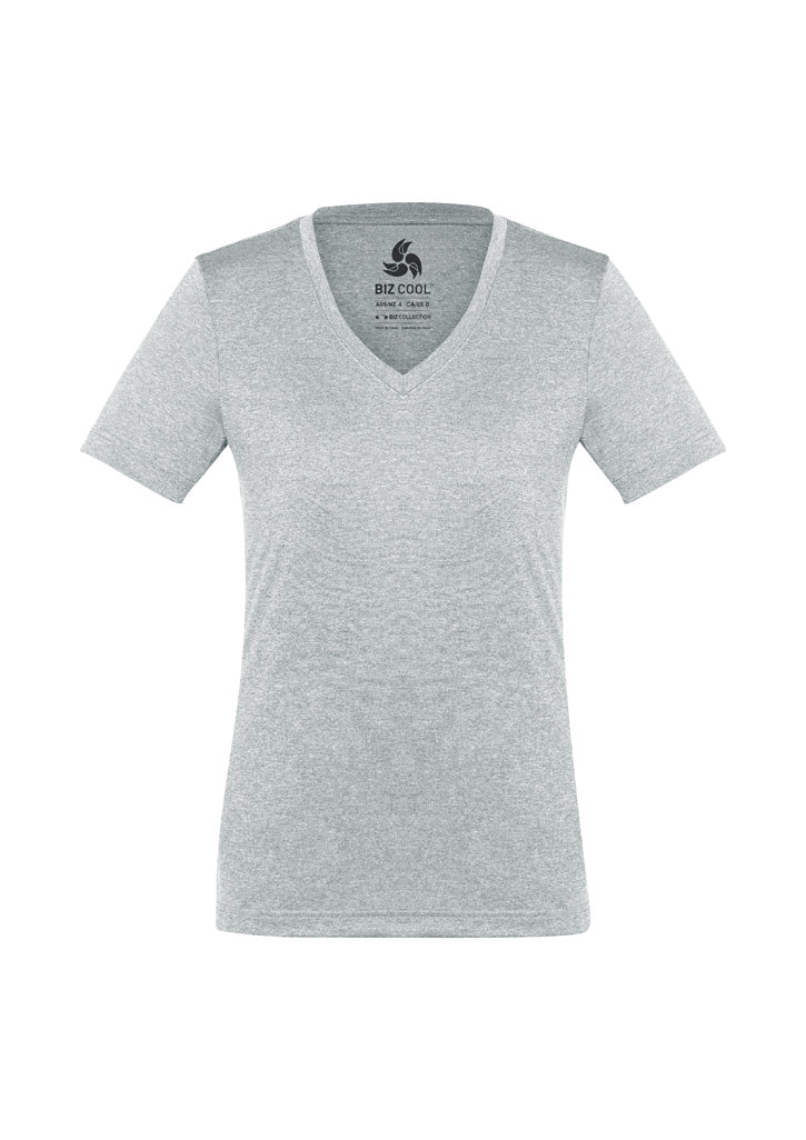 Womens Aero Short Sleeve Tee - Silver