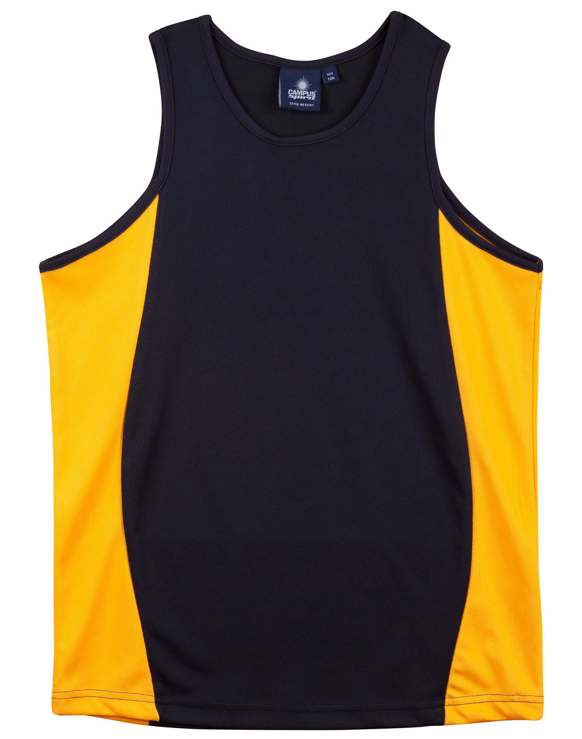 Kid's truedry contrast mesh singlet