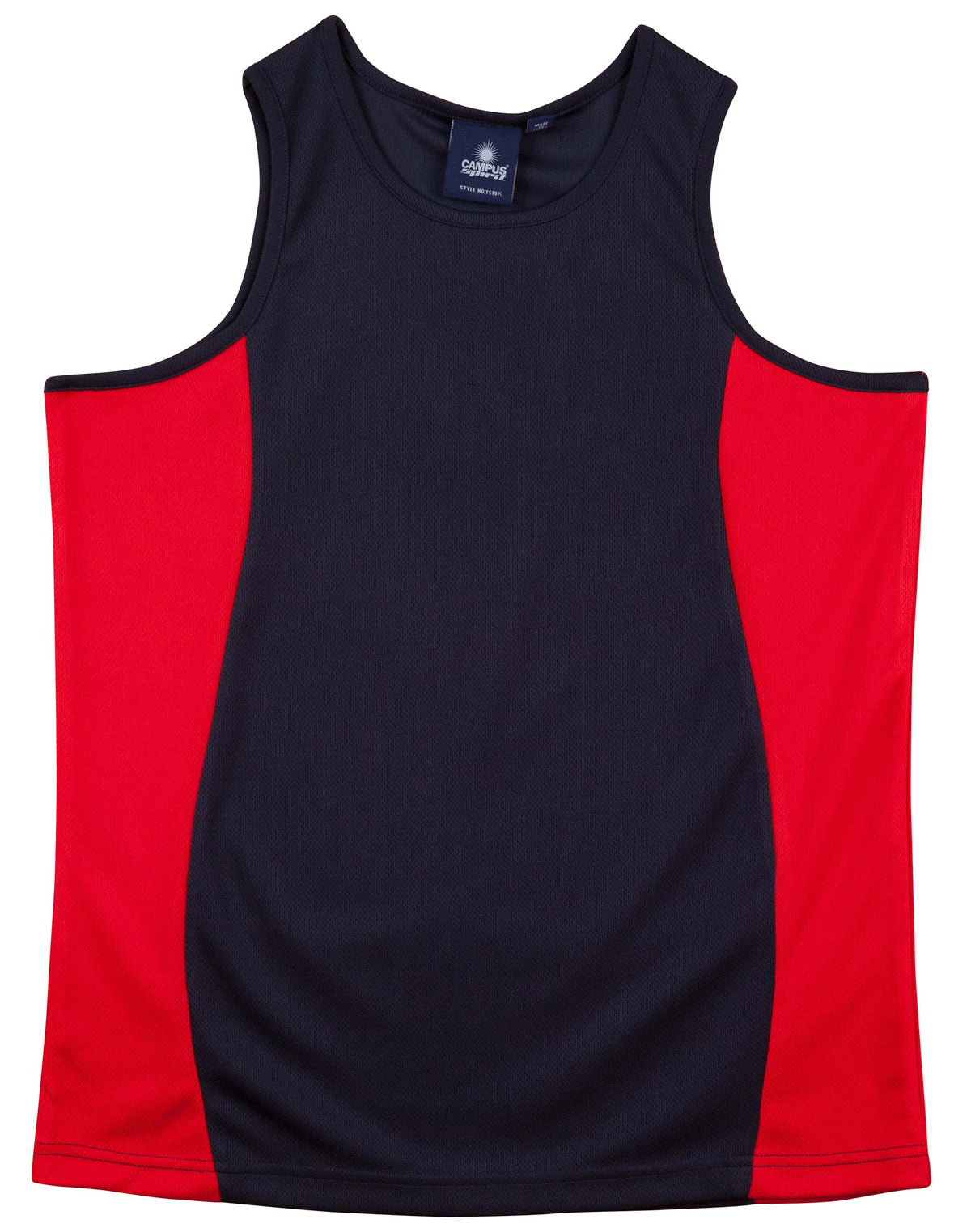 Kid's truedry contrast mesh singlet