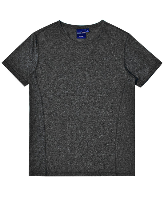 Men's Cool Heather S/S Tee - Black