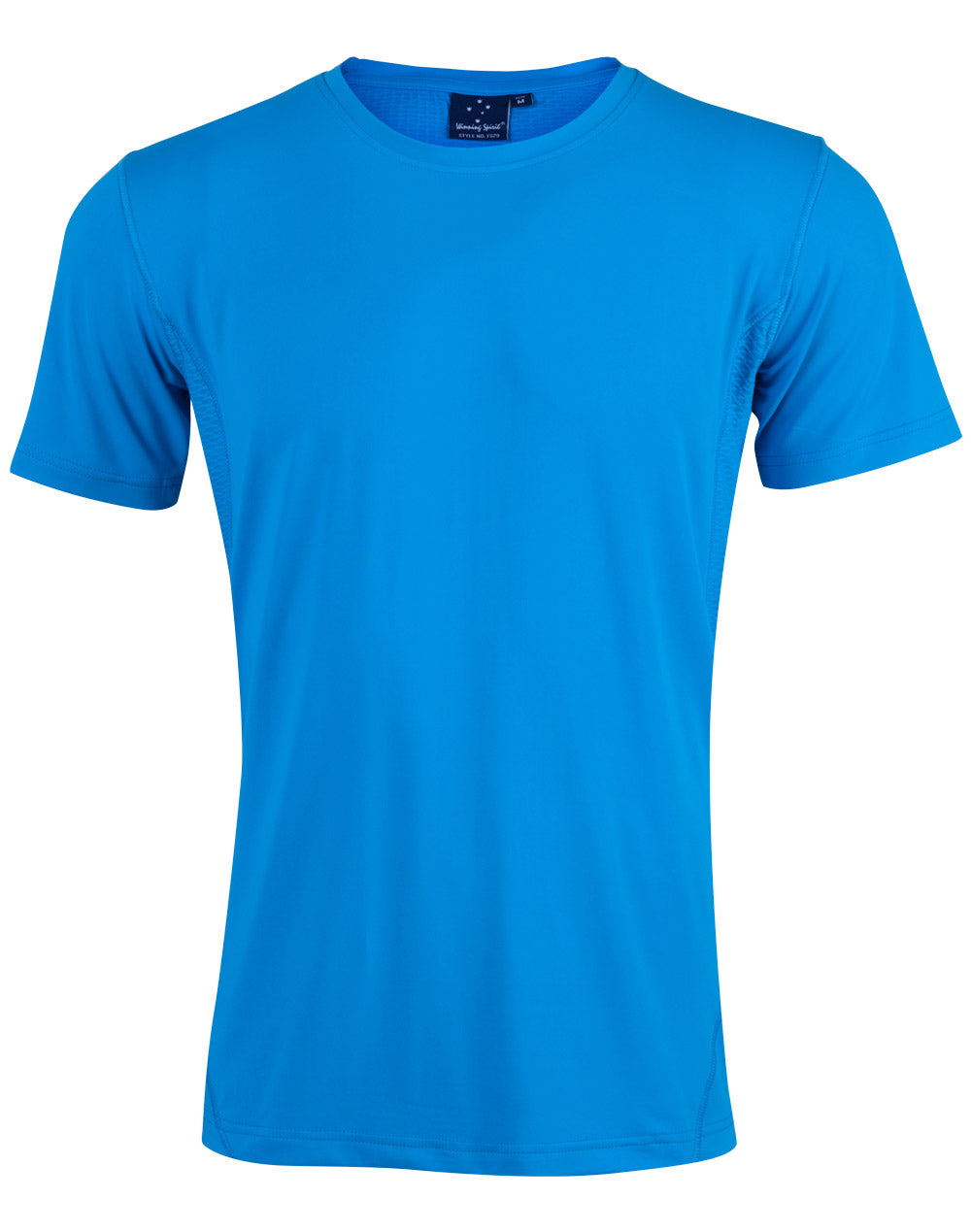 Men's Cooldry Stretch Tee - Cyan
