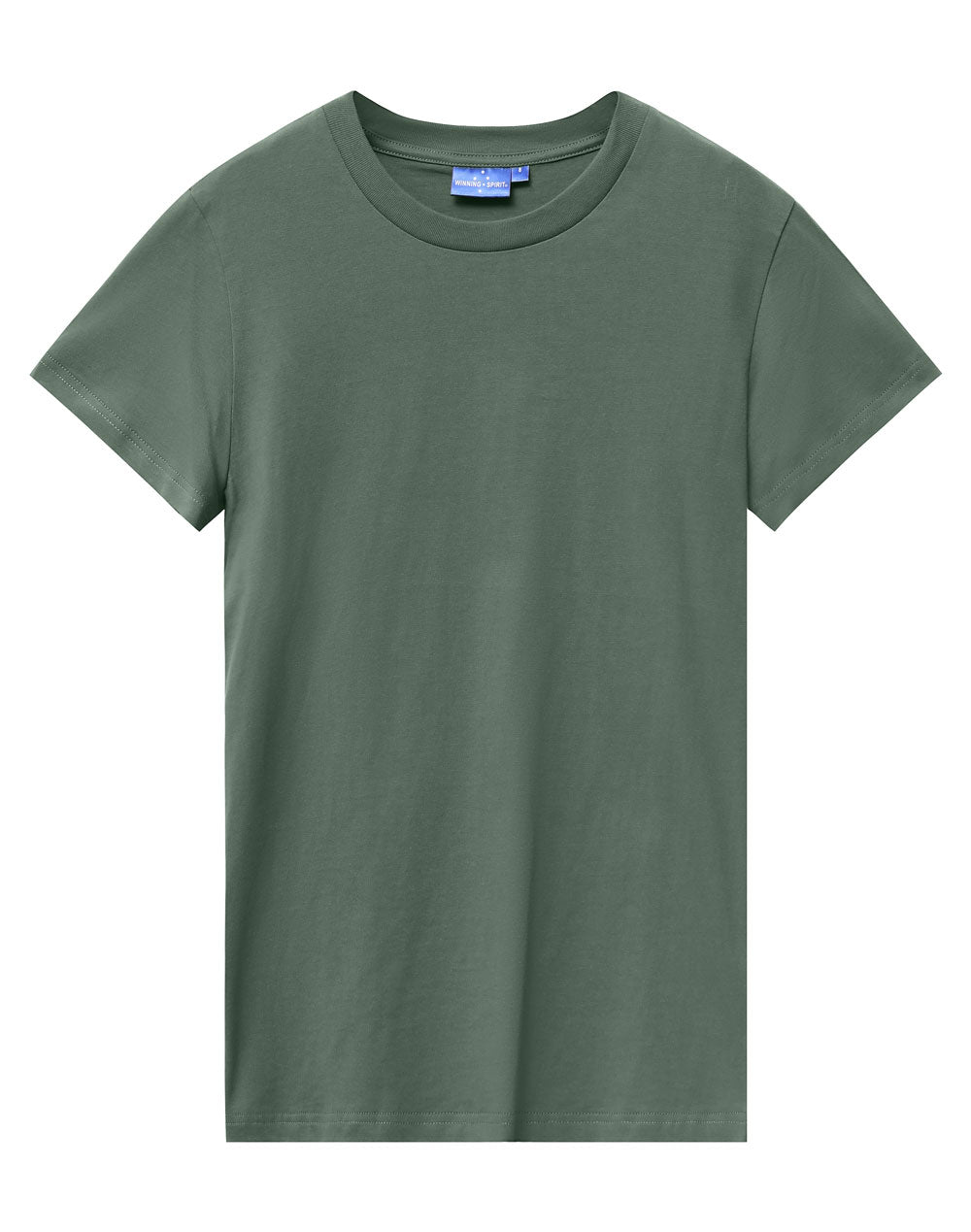 Ladies' Premium Cotton Tee - Army Green
