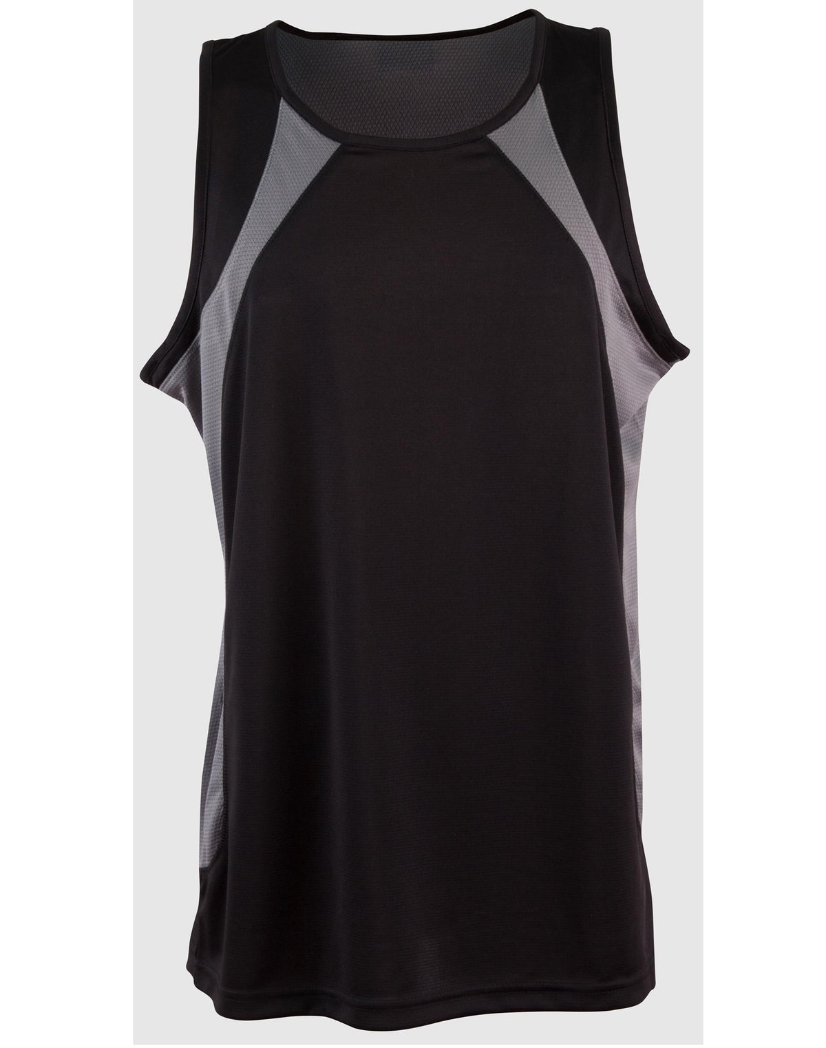 Men's Sprint Singlet - Black.Ash