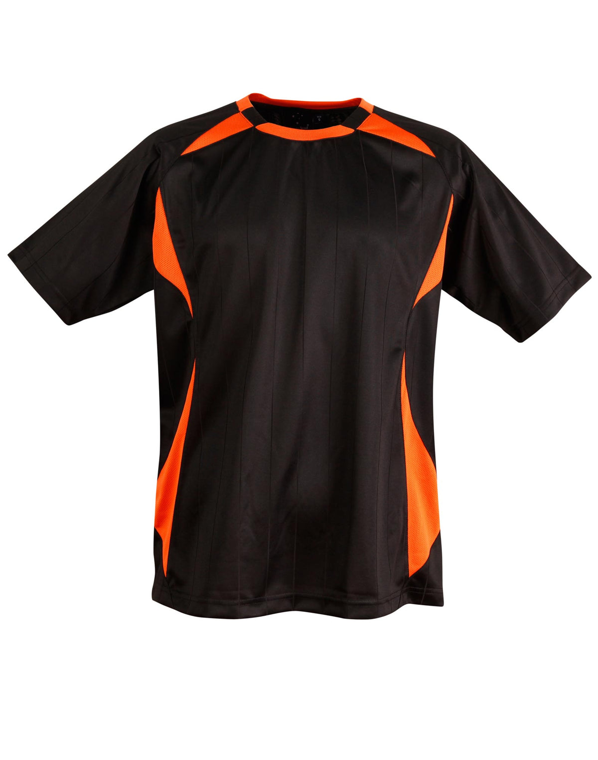 Adults' Soccer Jersey - Black.Orange