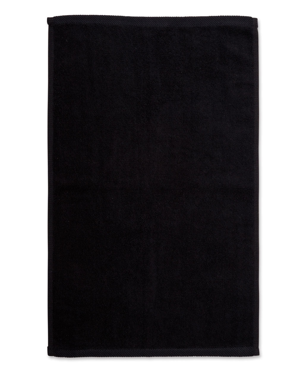 Hand towels double side terry. 40x60 cm. - Black