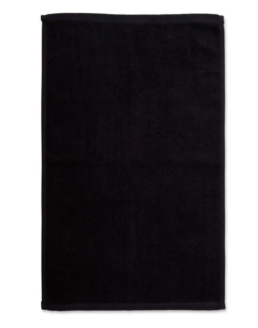 Hand towels double side terry. 40x60 cm. - Black