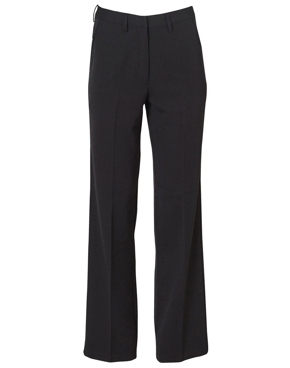 Ladies Permanent Press Pants - Black