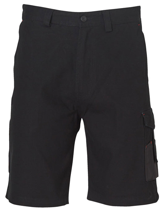 Heavy Duck Weave Dura-Wear Work Short - Black