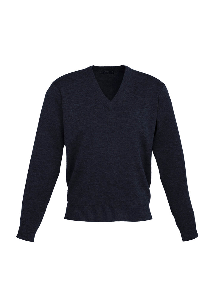 Mens Woolmix Knit Pullover - back