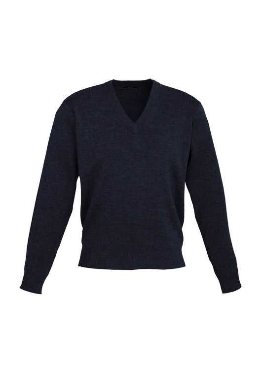 Mens Woolmix Knit Pullover - back