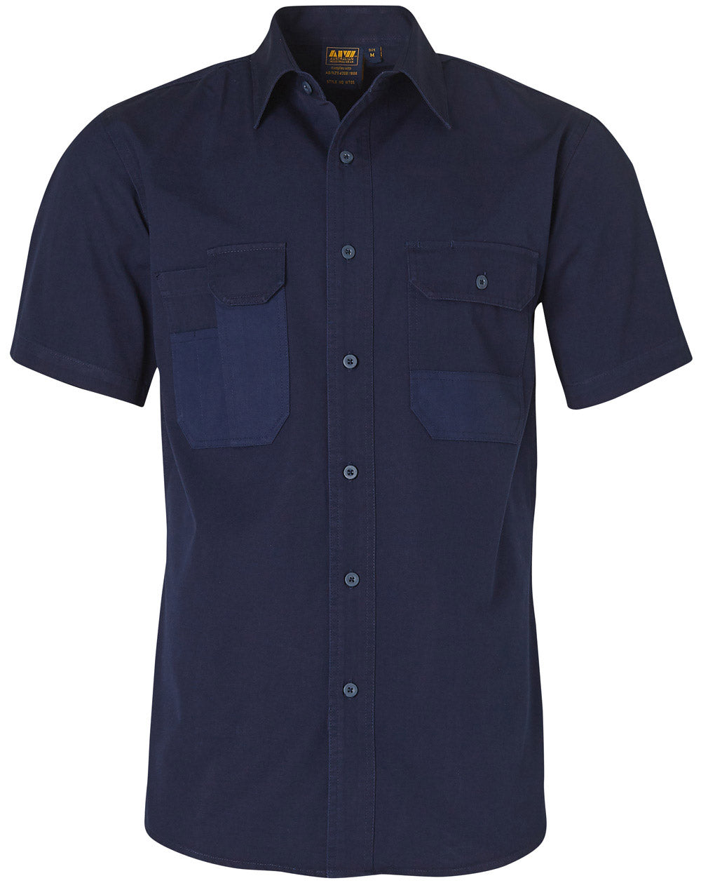 Fine Duck Weave Dura-Wear Short Sleeve Work Shirt