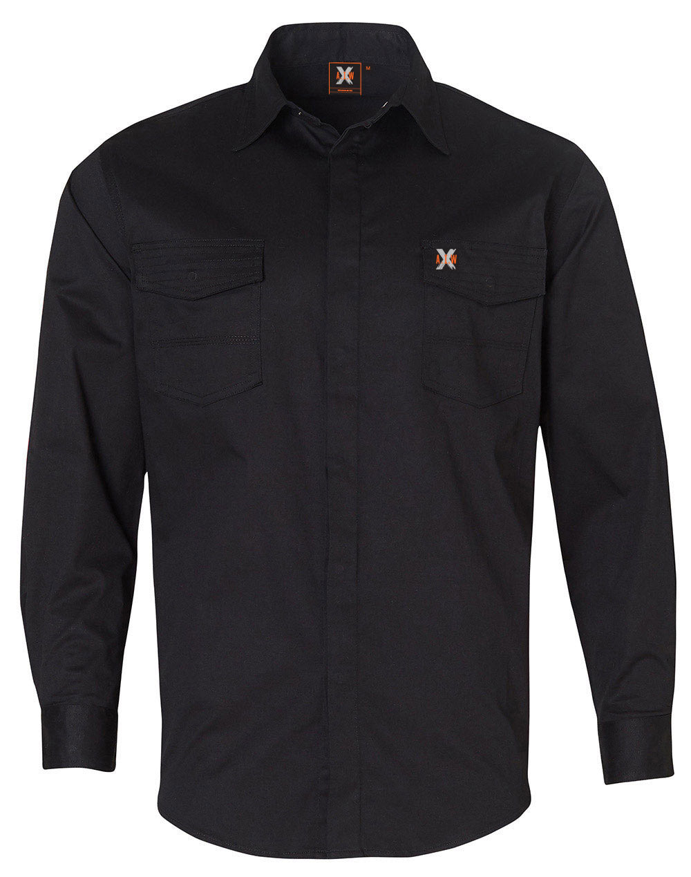 AIWX Workwear L/S Shirt - Black