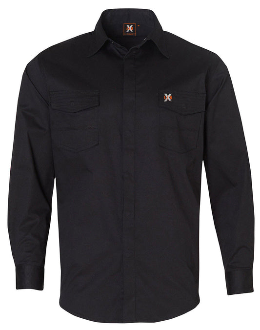 AIWX Workwear L/S Shirt - Black