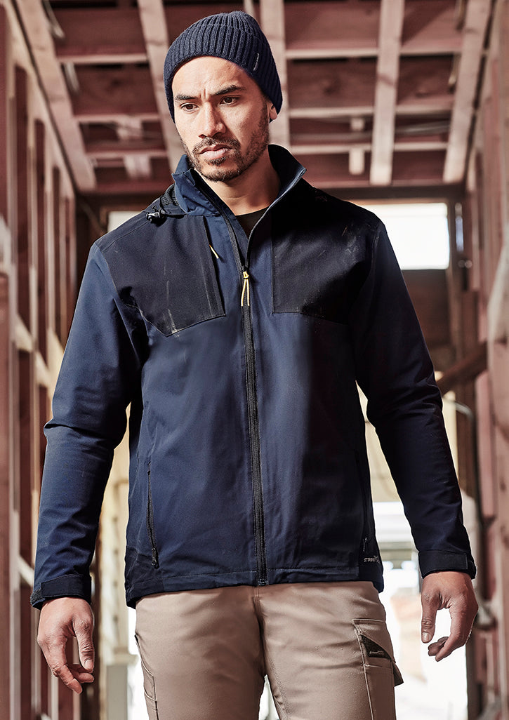 Unisex Streetworx Stretch Waterproof Jacket - Navy/Dark Navy