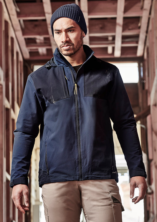 Unisex Streetworx Stretch Waterproof Jacket - Navy/Dark Navy