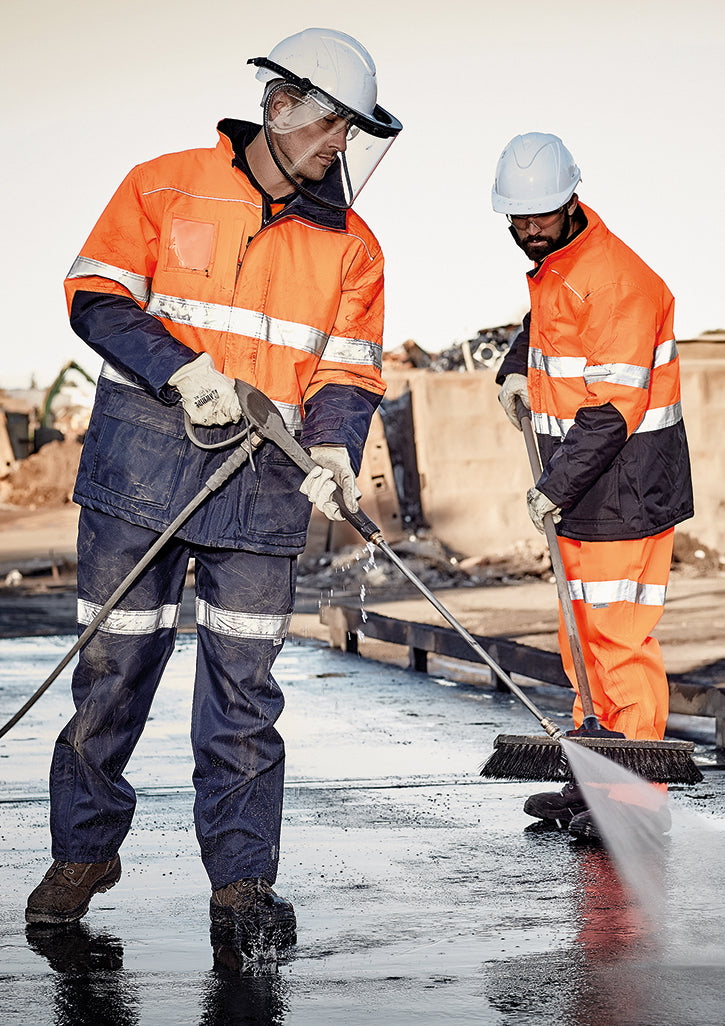 Mens Hi Vis Taped Storm Pant - Orange