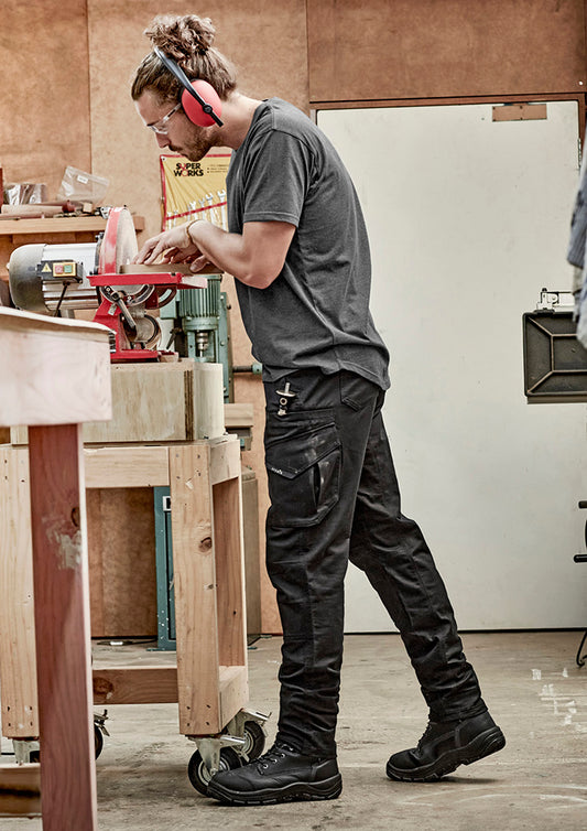 Mens Rugged Cooling Stretch Pant - Charcoal
