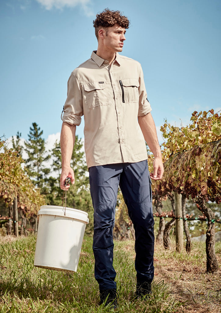 Mens Outdoor Long Sleeve Shirt - Green