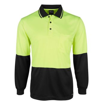 JB's Hi Vis L/S Jacquard Polo