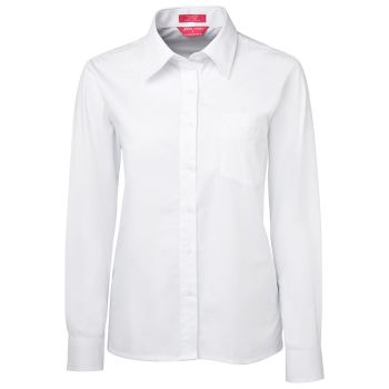 JB's Ladies Long Sleeve Poplin Shirt    