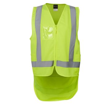 JB's Hi Vis Zip Drop Tail H Pattern (D+N) Vest