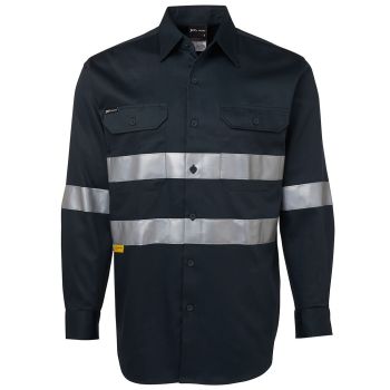 JB's Hi Vis L/S 190G Shirt With 3M Tape