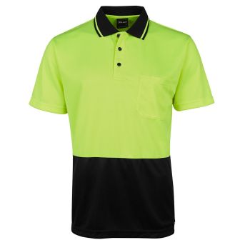 JB's Hi Vis Jacquard Non Cuff Polo