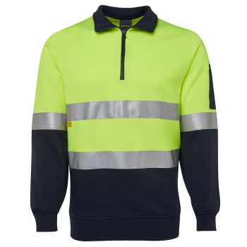 JB's Hi Vis 1/2 Zip (D+N) Fleecy Sweat