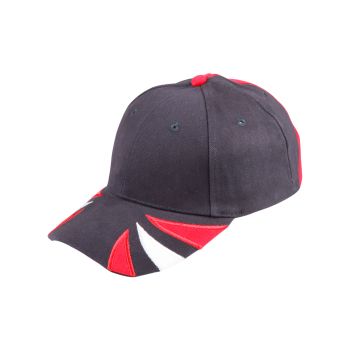 Winning Spirit Tri-Colour Heavy Brushed Cotton Contrast Cap